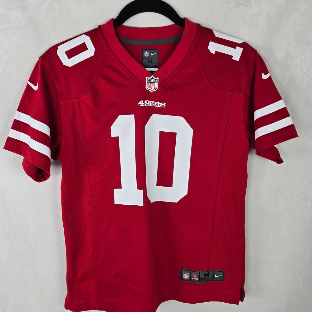 Nike NFL San Francisco 49ers Jimmy Garoppolo 10 On-Field Youth Jersey Red M 12